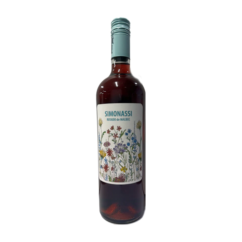 Vino Simonassi Rosado de Malbec 750cc