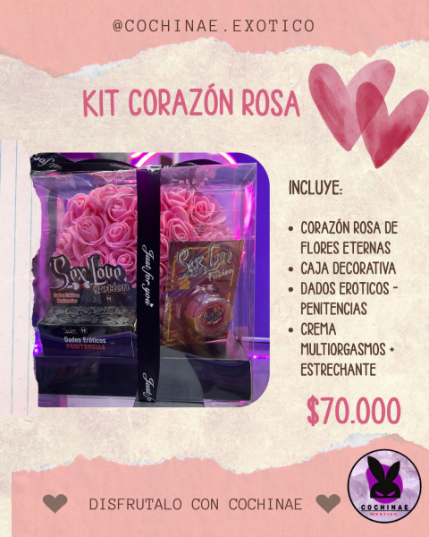 Kit Corazón Rosa