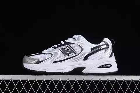 New Balance 530 Black / White Silver Metallic - comprar online