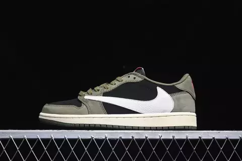 Jordan 1 Retro Low OG SP Travis Scott Black Olive - comprar online