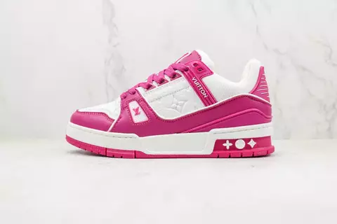 Louis Vuitton Trainer Low White Fuchsia - comprar online