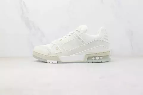 Louis Vuitton LV Trainer White Monogram Demin - comprar online