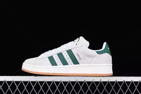 Adidas Campus 00s Crystal White Dark Green - comprar online