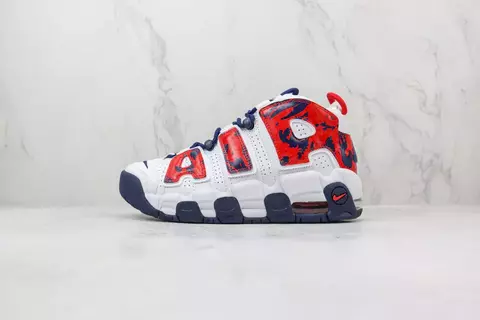 Nike Air More Uptempo Red Navy Camo - comprar online