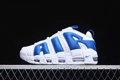 Nike Air More Uptempo Low White Hyper Royal - comprar online