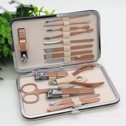 Conjunto de alicates cortadores de unhas para aparar, alicates para manicure e p