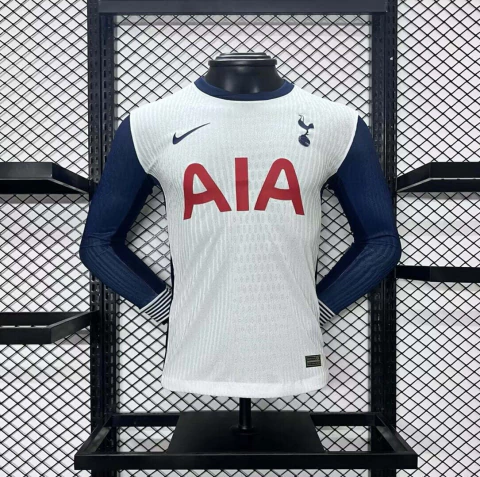 Camisa Manga Comprida Tottenham 2024-25 Home Versão Jogador