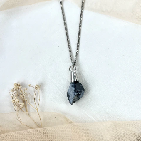 obsidiana Floco de Neve Gota