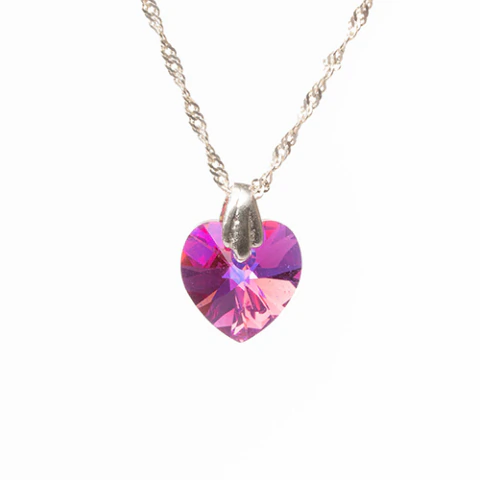 Conjunto Swarovski Corazon Chico