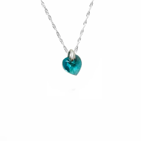 Conjunto Swarovski Corazon Chico - tienda online