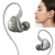 Auricular GK SE10 In-ear Hifi Gamer Monitor Sport Gym Mic Plata - tienda online