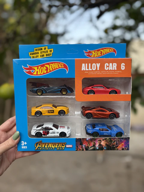 Set de 6 Autos Simil Hot Wheels
