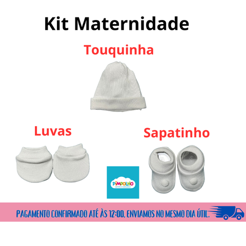 Kit Gorro Luva Sapato