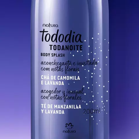 Body Splash Chá de Camomila e Lavanda Toda Noite 200ml