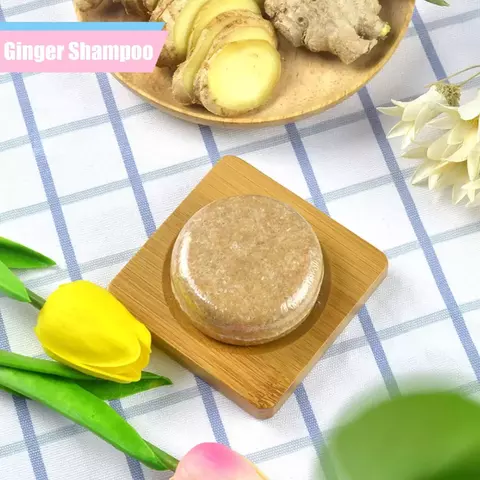 Ginger Polygonum Shampoo para cuidados capilares, Bar enrolado frio, Planta pura
