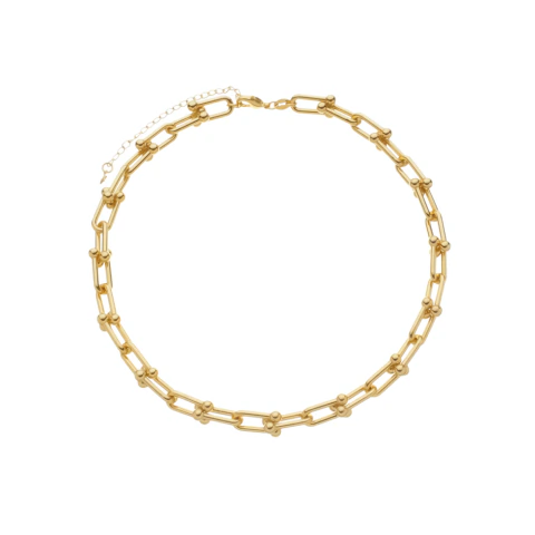 Choker Corrente Elos Largos