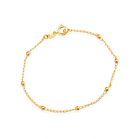 Pulseira de Bolinhas Delicada