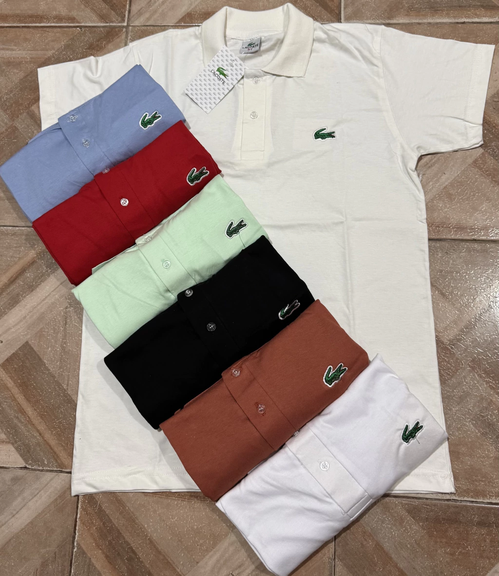 Pack x5 Chombas Lacoste