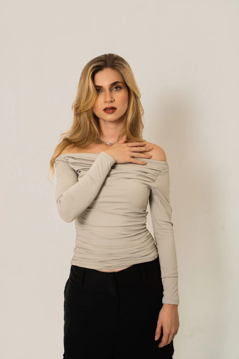 Blusa manga longa