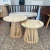 Set de Mesas Ratona Auxiliares Honguito x2 – Estilo y Funcionalidad - Lefran - Hogar y Deco