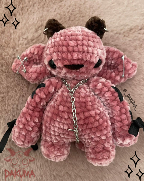 Roxy - Diablito Punk de Terciopelo (A pedido) - comprar online