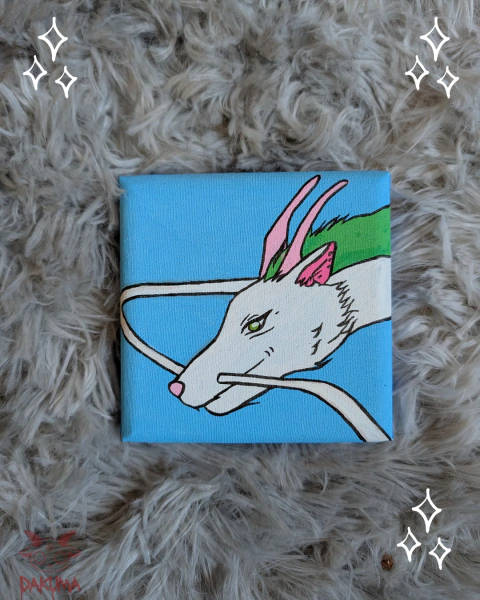Mini Bastidor Pintado a Mano — Colección Ghibli - comprar online