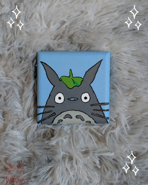 Mini Bastidor Pintado a Mano — Colección Ghibli - Dakuma