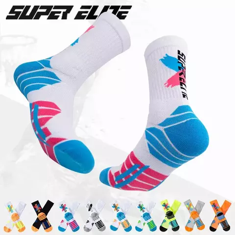 ? Calcetas Elite de Alto Rendimiento | Tubo Largo, Amortiguación Gruesa, 1 Par Unisex