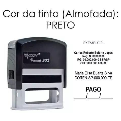 *** CARIMBO *** PERSONALIZADO