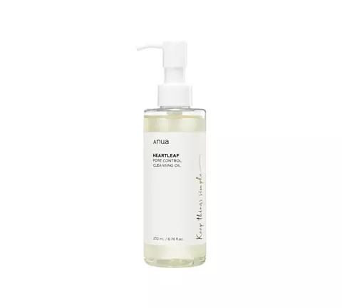 Anua Heartleaf Pore Control Cleansing Oil – Limpeza Profunda e Suave para Todos os Tipos de Pele