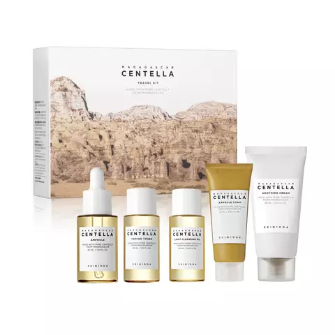 SKIN1004 Madagascar Centella Travel Kit – Rotina completa de cuidados em tamanho viagem
