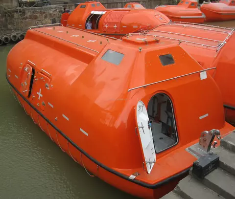 Tanker Type Lifeboat / Rescue Boat With Diesel Engine