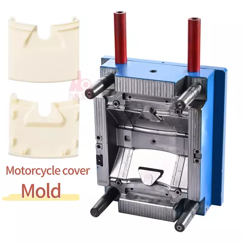 Motorcycle LED Red Tail Brake Light Mould Customizable License Plate Taillights Mold Two Wheel Vehicle Taillight Mold