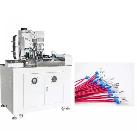 Fully Automatic Single-Head Waterproof Sealant Stripping Terminal Press Machine for Car Wire Cable Manufacturing Equipment