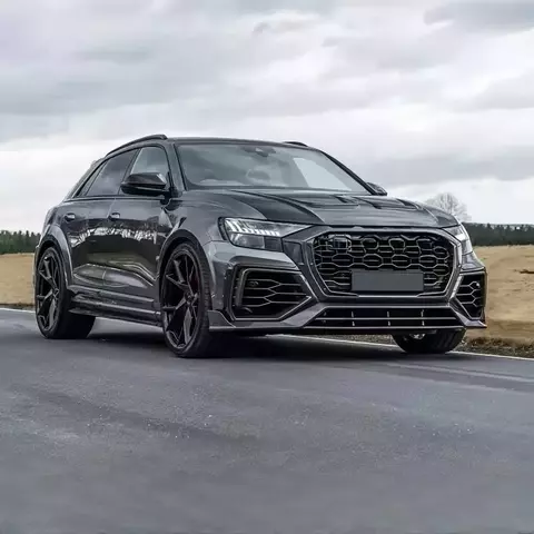 High quality,to the New AudiS Q8 RSQ8 Modified Carbon Fiber Large Enveloping MS Model Cap Rear Wing