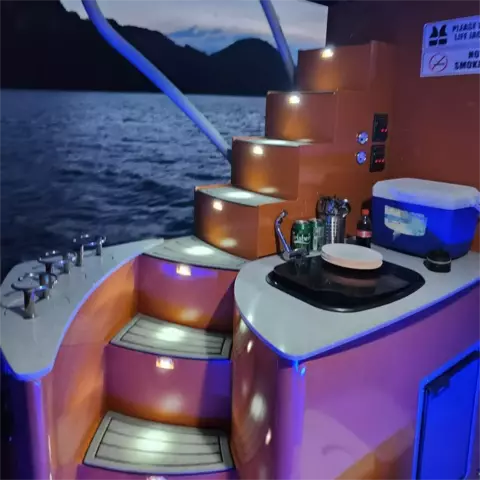 2025 New Aluminum Double Decker Pontoon Houseboat Party Boat With Advance Furniture For Sale