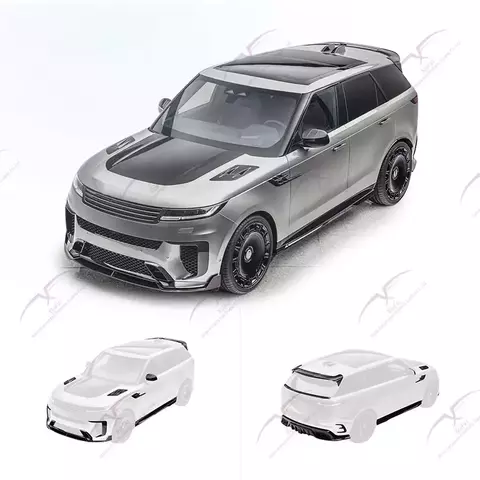 Car Bumper Modification Carbon Fiber Front Lip Rear Spoiler Body Kit for Range Rover Sport 2024-2025 Modified MSY Kit