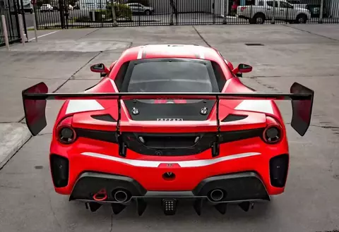 suitable for Ferrari 488 Carbon Fiber Body Kit 488 Upgraded EVO-style Front and Rear Bumper Spoiler Hood Dry Bo