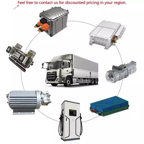 Brogen 250KW Peak Power EV Conversion Kit For Trucks With 6 Gear Electric Motors For Cars