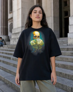 740 Calavera y dinero