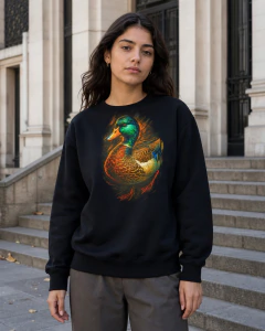 764 Impresión de pato realista