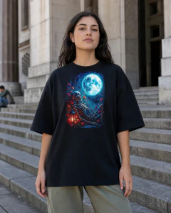 312 Esqueleto bajo la luna