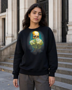740 Calavera y dinero