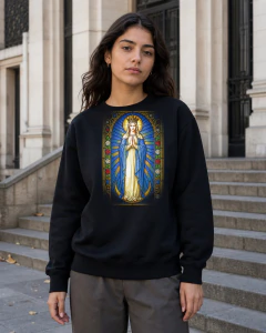 476 Vidriera Virgen María