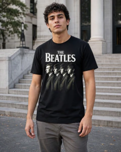 533 Camiseta retro de los Beatles