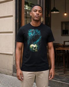 743 Cuervo sobre calavera - comprar online