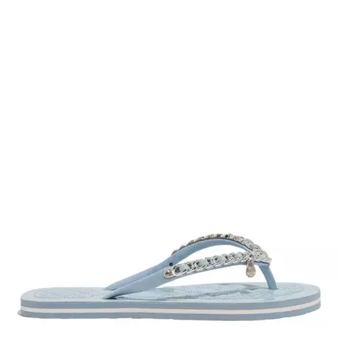 Chinelo Flip Flop Verniz Anzeli Azul Acqua
