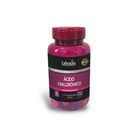 ACIDO HIALURONICO - POTE 60 CAPS LINHA ROSA - LABOGAN