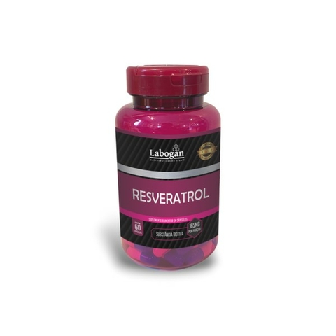 RESVERATROL - POTE 60 CAPS LINHA ROSA - LABOGAN