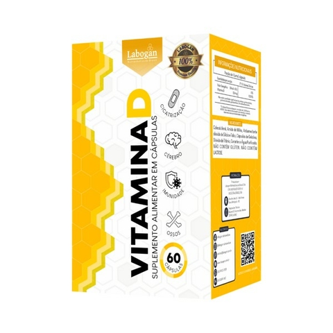 VITAMINA D 60 CAPS CARTUCHO - LABOGAN